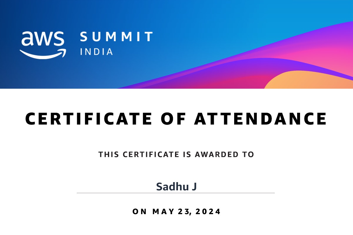AWS Summit India 2024